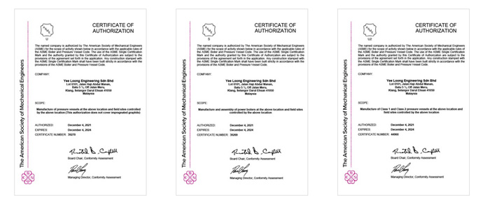 ASME certified manufacturer for pressure vessel fabrication